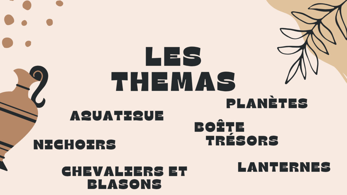 Juillet & Août 2025 : Ateliers Thémas