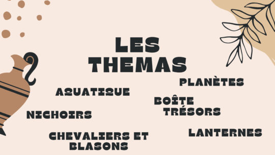 Juillet & Août 2025 : Ateliers Thémas