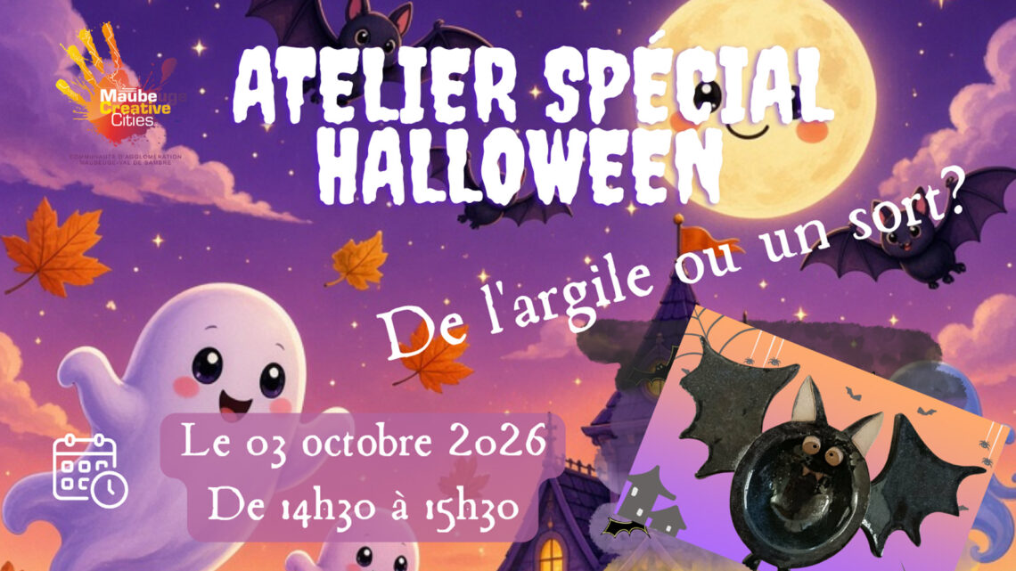 3 octobre 2026 : Atelier spécial Halloween